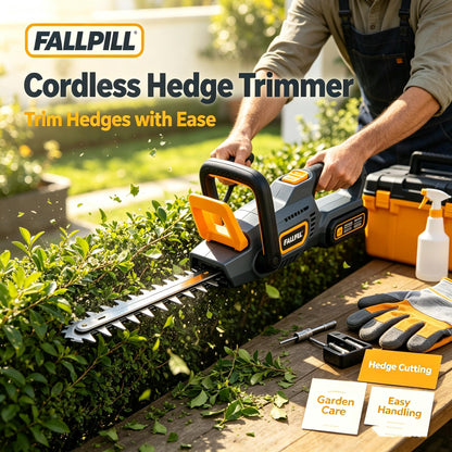 ☕FALLPILL Cordless Hedge Trimmer