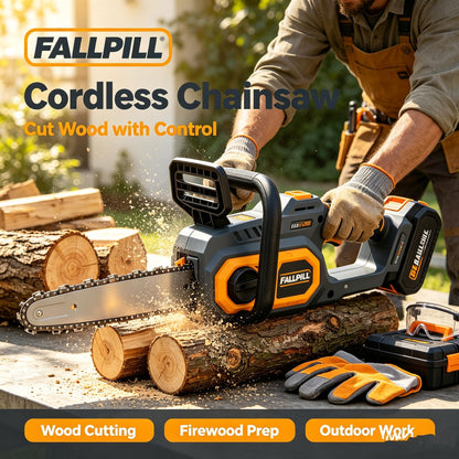 FALLPILL 20V Cordless Compact Chainsaw