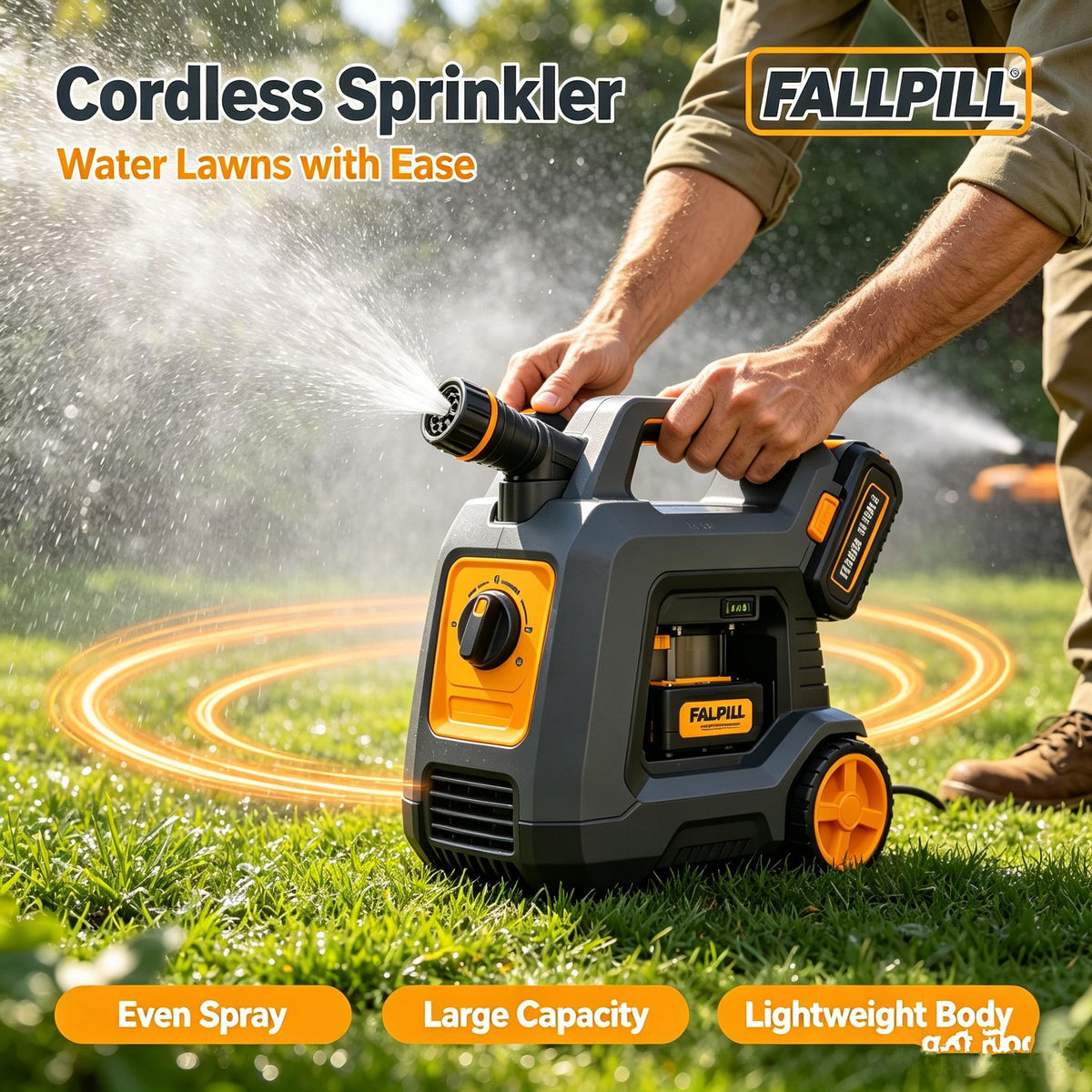 🥛FALLPILL Cordless Sprinkler Water Pump
