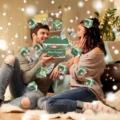🎅 Healrize® Prekvapivá darčeková krabička s vyskakujúcimi obálkami na peniaze 🎊