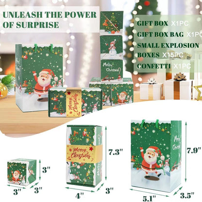 🎅 Healrize® Prekvapivá darčeková krabička s vyskakujúcimi obálkami na peniaze 🎊
