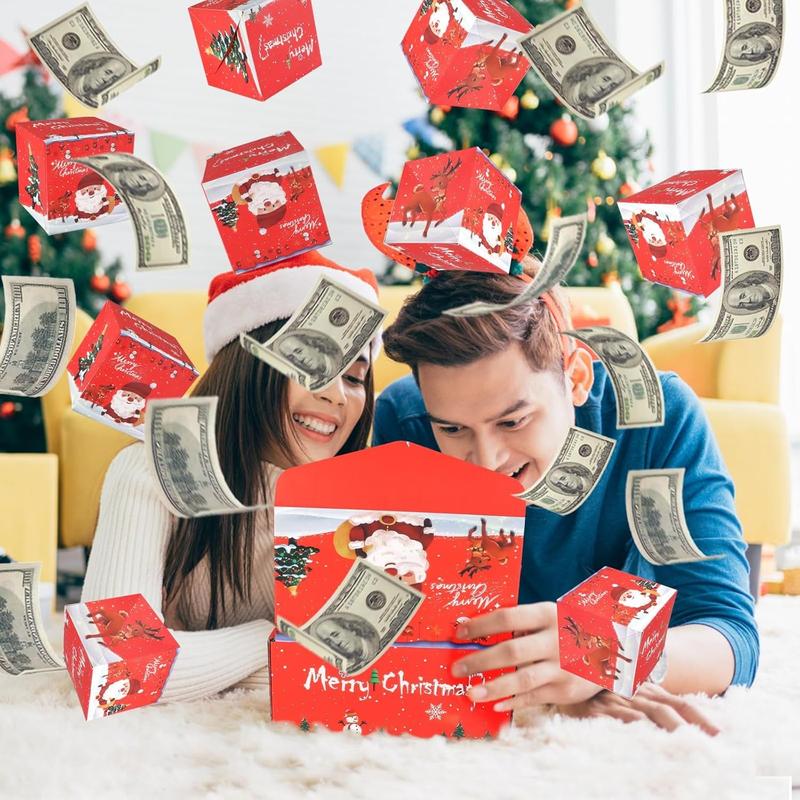 🎅 Healrize® Prekvapivá darčeková krabička s vyskakujúcimi obálkami na peniaze 🎊