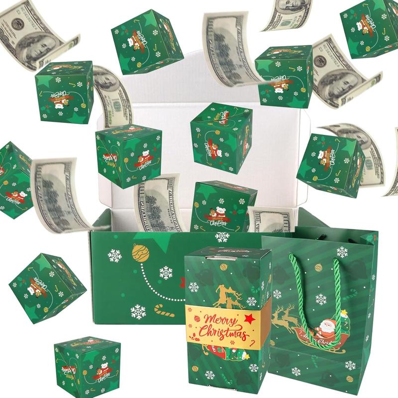 🎅 Healrize® Prekvapivá darčeková krabička s vyskakujúcimi obálkami na peniaze 🎊