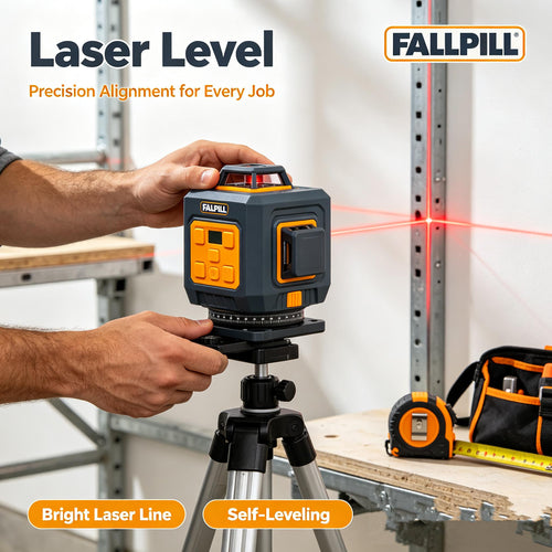 🍲FALLPILL Self-Leveling Cross Line Laser Level