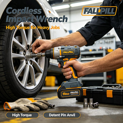 🍳FALLPILL Cordless Impact Wrench