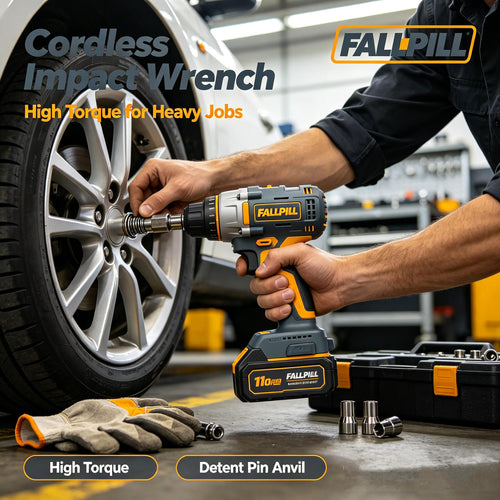 🍳FALLPILL Cordless Impact Wrench