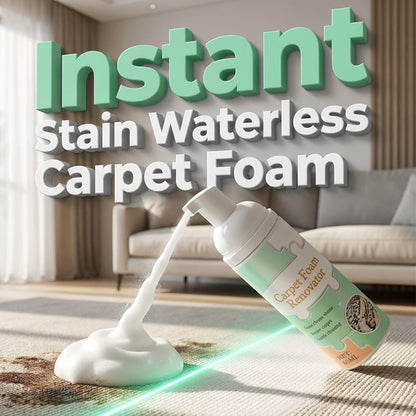 🔥 TODAY’S SPECIAL OFFER |✨Healrize® Fast-Acting Waterless Carpet Foam Stain Remover – Deep Clean in Minutes🚚