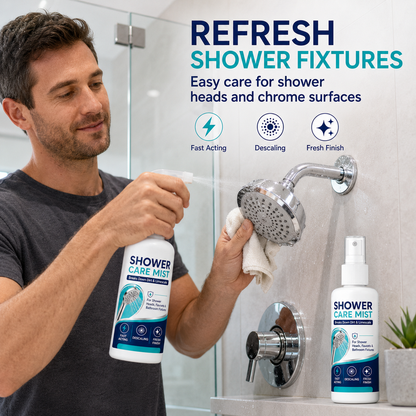 ✨𝐻𝑒𝑎𝑙𝑟𝑖𝑧𝑒® Fast-Acting Shower Limescale Remover Spray – Dissolves stubborn mineral deposits & hard water stains. Restores water flow & shine – just spray & wipe! 🚿🧼